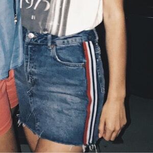 Denim Mini Skirt